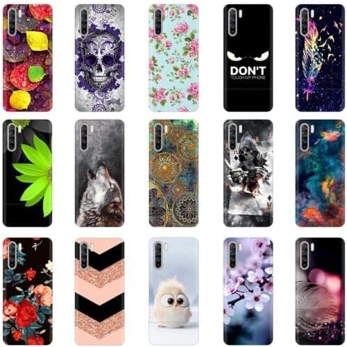 Phone Case For OPPO Reno3 Case 6.4" Soft TPU Painted Silicone Back Cover for OPPO Reno3 Pro Reno 3 Youth Case Cover Coque Capa