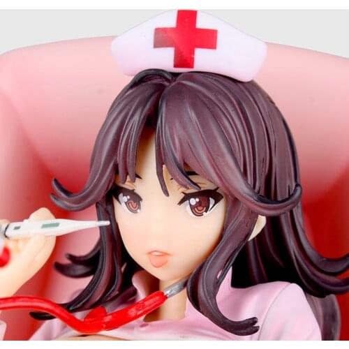 Anime Sexy Girls Figure NURSE MOMOI 1/7 Scale Painted PVC Action Figure Collection Model Adult Toys Doll Gifts 18cm