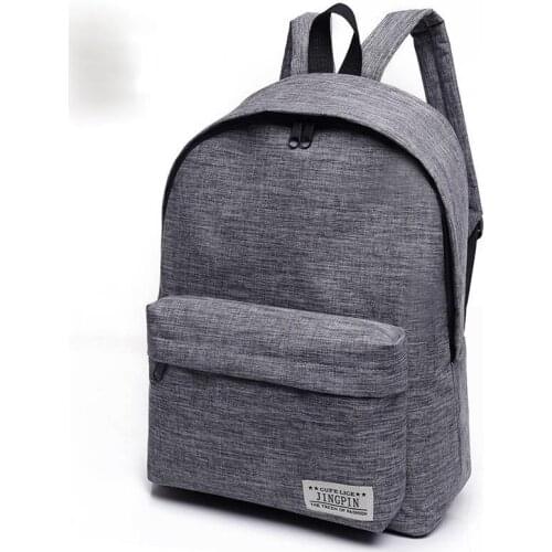 Canvas Mens Backpack Male/Female School Laptop Backpack for Teenagers Travel Bagpack Stachels Rucksack Mochila