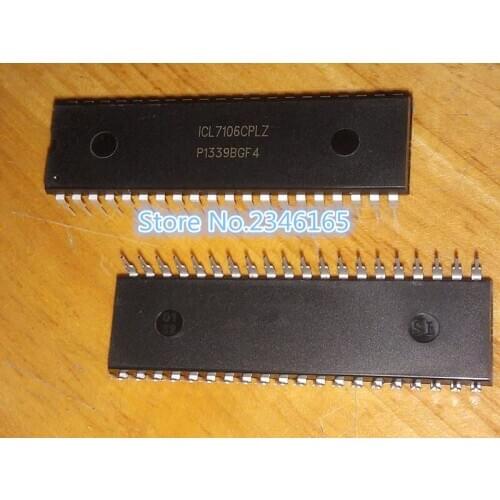 2PCS ICL7106CPLZ DIP40 ICL7106 DIP new and original IC