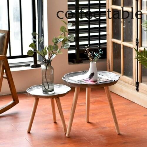 Tea Table for Living Room Nordic Furniture Small Tables Woodcraft Balcony Leisure Dining Table Modern Simplicity Low Table
