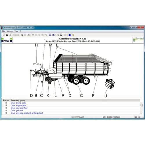 Deutz-Fahr AG Part Catalog v5.0.1 [2010]