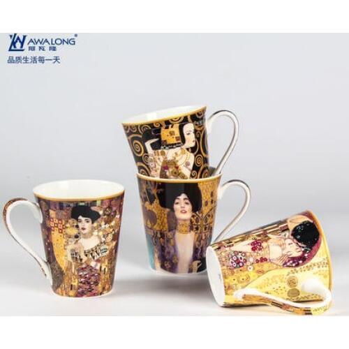 Creative Healthy Bone Porcelain Mug Large Capacity Simple Couple Ceramic Water mug Breakfast Milk Coffee mug European Style