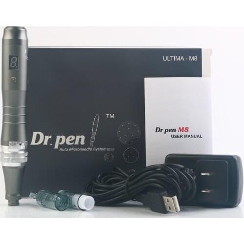 M8 derma pen microneedle mesotherapy wireless ultima microneedling system M8 for home use skin care kit electric dr pen 6 speed