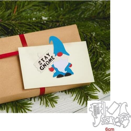 Santa And Letter Stay Home Metal Cutting Dies For DIY Scrapbooking Album Paper Cards Decorative Crafts Embossing Die Cuts New