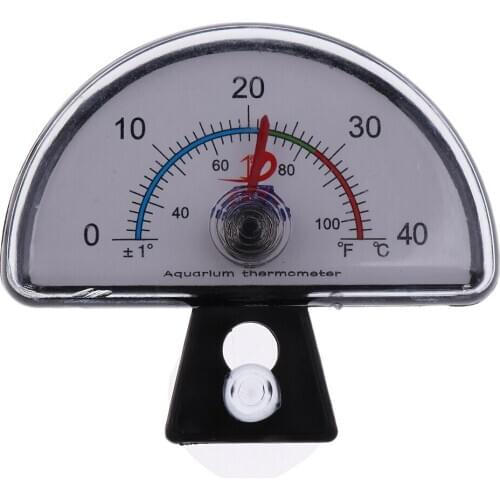 Mini Hygrometer Thermometer Digital Temperature Meter Gauge for Aquarium Reptile Box - with Suction Cups