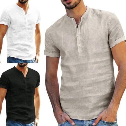 Mens Shirts Spring Summer Short Sleeve Breathable Casual Men Single-breasted Shirt Slim Simple Shirts Male Clothes Plus Size