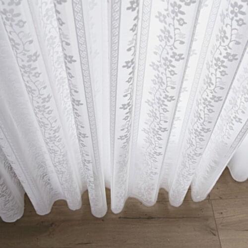 Lace Gauze Curtains White Striped Tulle For Living Room Bedroom Balcony Window Curtain Princess Mosquito Nets Wave Special Offer