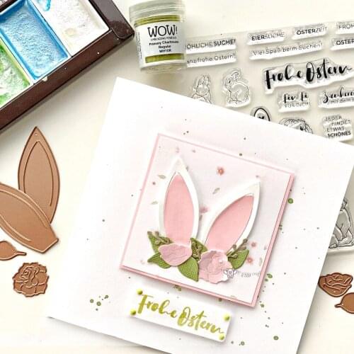 New Easter bunny ears metal Cutting Dies Stencils DIY Scrapbooking Paper/photo Cards Embossing Dies