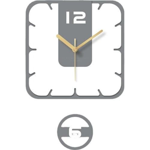 Luxury Clocks Wall Home Decor Large White Bedroom Silent Nordic Pendulum Clock Wall Watch Mechanism Swing Living Room Wall Clock