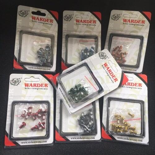 WARDER WMS-01 10B21 alloy-steel MTB BIKE BICYCLE Brake Disk Rotor BOLTS / SCREWS 12PCS M5*10MM