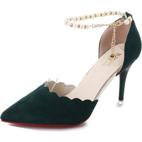 Dropshipping High-heeled Shoes Female Fashion Sexy Hollow with Sandals 2018 Summer Korean Version of The Thin Breathable Women