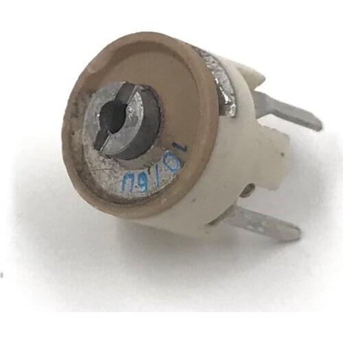 10pcs Trimmer Capacitor Ceramic 10-60pF Adjustable Variable RF UHF VHF High Frequency Power Cap