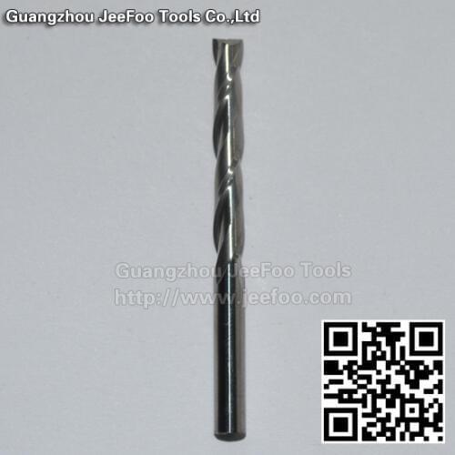 4*27mm 2 Flutes Spiral With Blade carbide Milling Cutter CNC End Mill Router Bit for woodworking