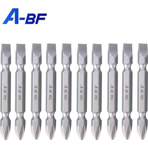 A-BF Electric Screwdriver Bit Magnetic Double Head Drill Tip 6.35mm Power Tools Accessories For Screw Driver