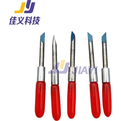 Big Graphtec Cricut Cutting Plotter Cemented Carbide Blade Cutter Knife for Graphtec 30 45 60 Degree Knifepoint Offset 0.25mm