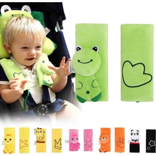 Baby Car Seat Belt Strap Cover Pad Stroller Accessories Safety Shoulder Pad Car Soft Strap Protection Cover Belt Car-Cover