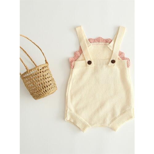 Lovely cozy newborn baby bodysuit autumn winter cotton warm infant romper baby suspender jumpsuit toddler boys clothing children