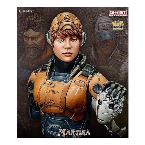 1/10 Martina Resin Figure Bust GK Mechanical series Movie game role Uncoated No colour