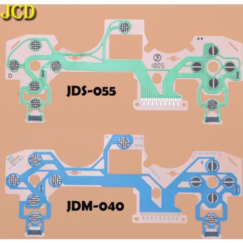JCD 1Pcs Replacement Buttons Ribbon Circuit Board for PS4 Dualshock 4 Pro Slim Controller Conductive Film Keypad flex Cable PCB