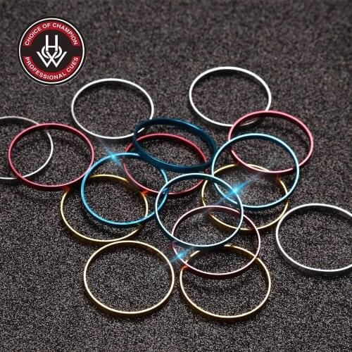 Original HOW Pool Cue Ring Bililard Extension Ring 4 Colors Opition Aluminum Alloy Ring Professional Ring Billiard Accessories