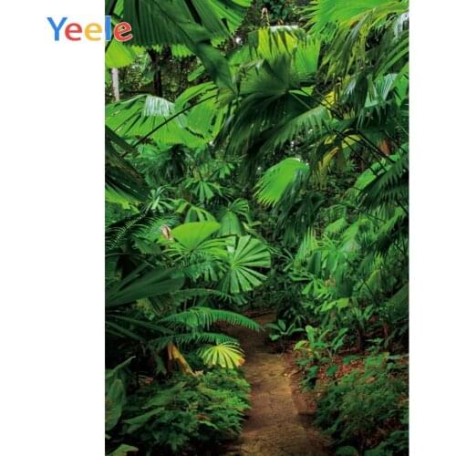 Summer Tropical Green Forest Jungle Baby Portrait Backdrop Vinyl Photography Background For Photo Shoot Photophone Photozone