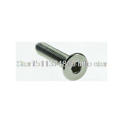 Lot50 Metric Thread M3*10mm Stainless Steel Hex Socket Countersunk Screws