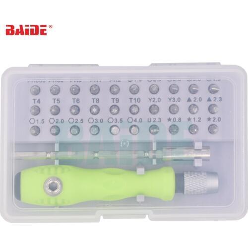 Practica Screwdriver Set 32 in 1 Precision Interchangeable Screwdriver Mini Screwdriver Bits Repair Tools Kit 7389C 120pcs/lot