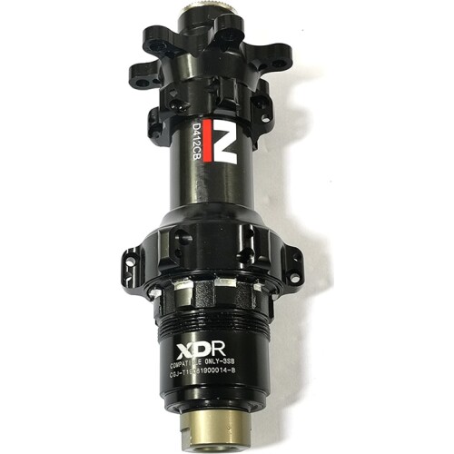 Novatec D412CB gravel disc hub straight pull road disc carbon alloy rear hub 24H XDR 12s freehub QR 10×135 Thru TA 135mm 142mm