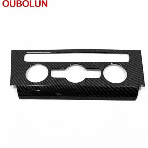 OUBOLUN For Volkswagen Passat B8 and B8 Variant 2016 2017 2018 2019 Center Control Air Condition Button Cover Trim Accessories