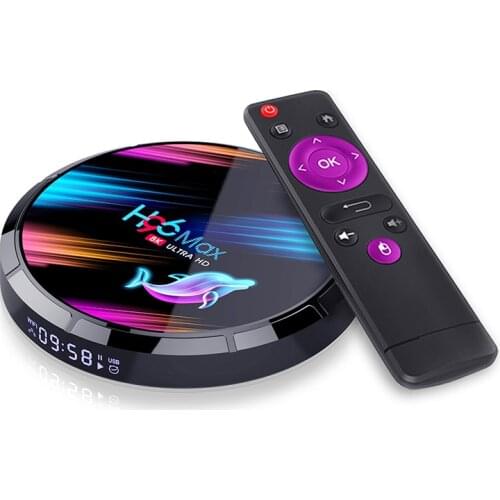 H96 MAX X3 Smart TV Box Android9.0 2.4G/5G Wifi Dual Frequency Network Media Set Top Box BT4.0 S905X3 Processor Support 8K@24fps