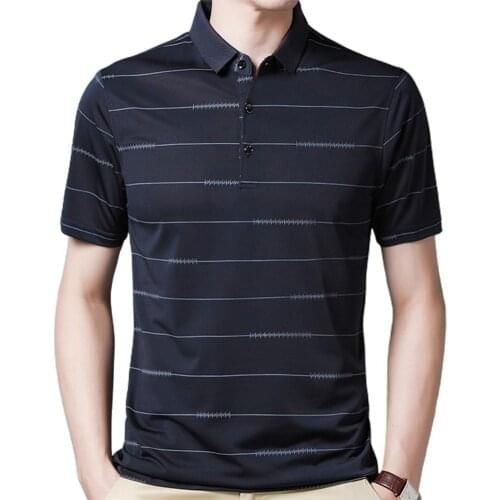 Рубашка Tops Men Striped Short Sleeve Men Turn Down Collar Shirt Top for Summer Mens Clothing shirts for men рубашка мужская