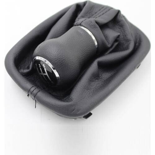 Car Leather Gear Shift knob Stick Gaiter Boot Replacement Kit 5 speed for Audi A6 C5 (97-04) A4 B5 A8 D2 1997 - 2001