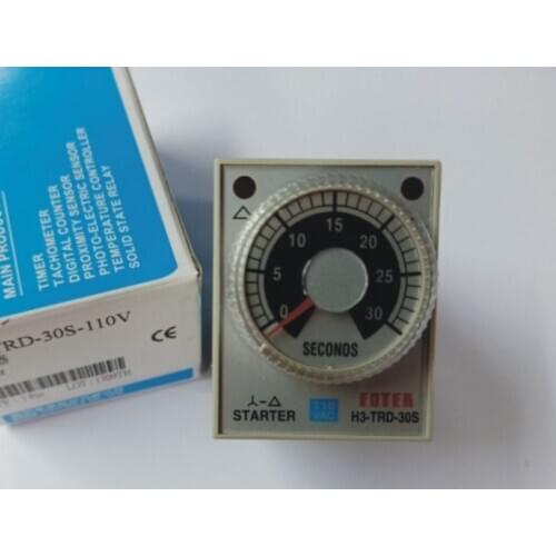 Taiwan new original FOTEK Time Relay H3-TRD-30S-110V
