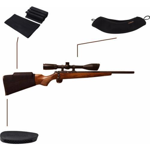 Tourbon Hunting Gun Accessories Buttstock Cheek Rest Raiser Rifle Scope Cover Neoprene Waterproof Recoil Pad(1 SET)