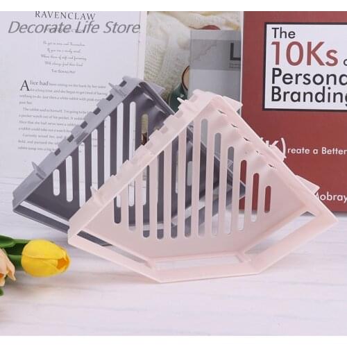 Suction Wall Triangular Bath Shelf Bathroom Corner Storage Holder Organizer Rack