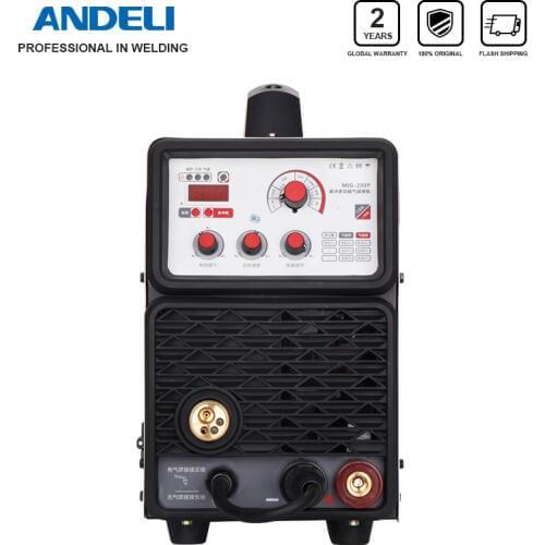 Share Smart Single Portable Synergy Lasser Pulse MIG200PE Outdoor Aluminium Mig Lassen welding Machine Double System Mig Lasser