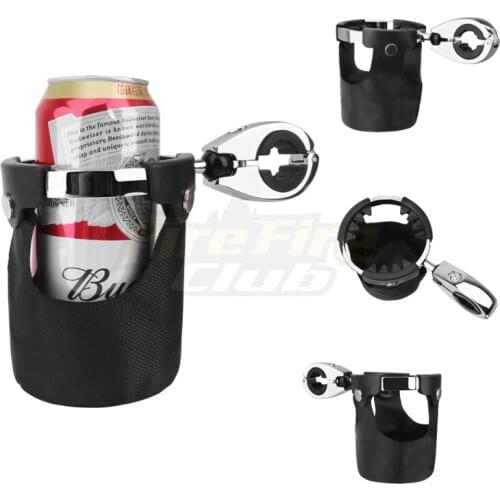 Universale Motorcycle Handlebar Crash Bar Adjustable Cup Holder For Harley Touring Sportster Honda Yamaha BMW
