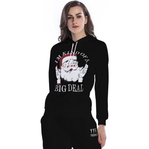 Panda Full Print Cotton Real Sweatshirt Women Unicorn Woman Spring 2019 New Pattern Even Cap Rope Long Sleeve Leisure Time Down