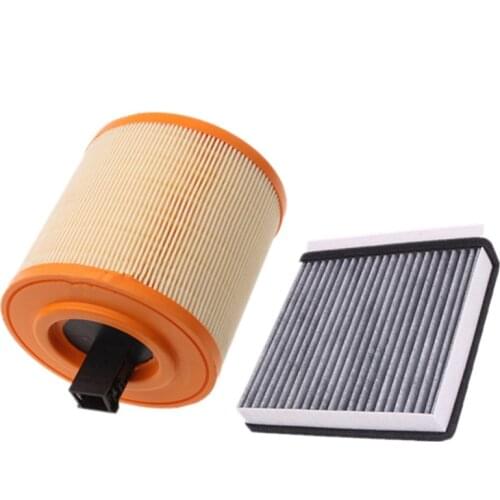 2Pcs Air Filter Cabin Filter Element Suit For Roewe RX3 1.8T MG ZS 1.3T