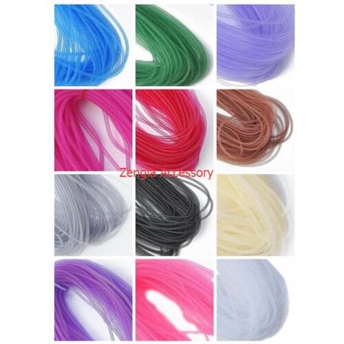 4mm Wide Tubular Tube Crin Crinoline Horsehair Braid Trim 100yard/lot