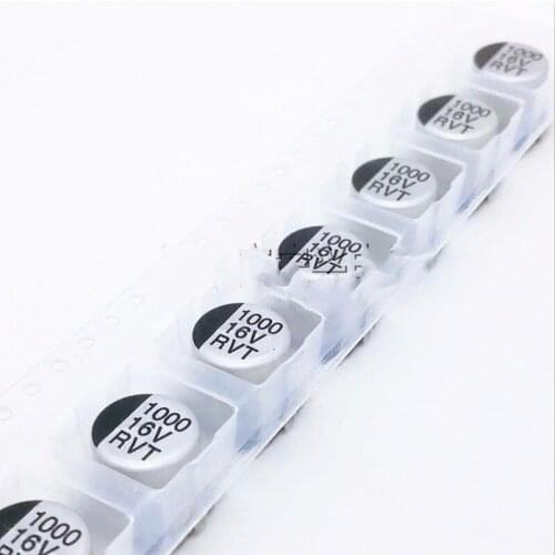 50-100PCS/LOT 16V1000UF 1000UF 16V 10X10.5MM 16V470UF 470UF 16V 8X10.5MM New High Quality SMD Aluminum Electrolytic Capacitor