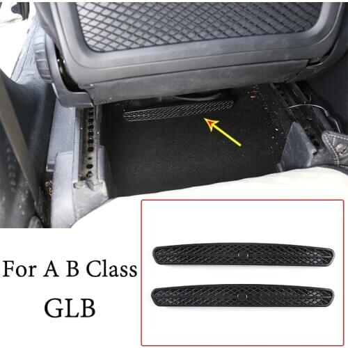 Car Seat Under Air Outlet Frame Trim Cover Anti-clogging ABS Plastic For Mercedes Benz A B Class W177 W247 GLB X247 Accessories