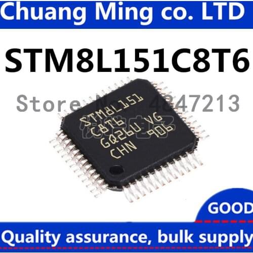 Free Shipping 50pcs/lots STM8L151C8T6 STM8L151 LQFP-48 IC In stock