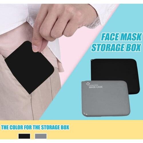 1pcs Mask Cover Bag Fashion Portable Facemask Holder Face Masks Storage Case Save Mask Boxes Caja Para Guardar Mascarillas