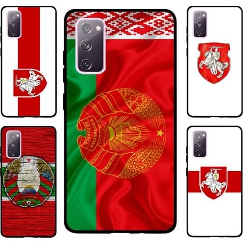 Belarus Flag Coat of Arms For Samsung S21 Ultra Note 20 Note 9 10 Case For Galaxy S10 S8 S9 Plus S10e S20 FE Coque