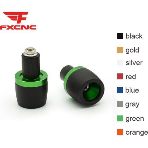 For Kawasaki NINJA 650R ZX6R Z1000 VERSYS 1000 7/8" 22mm Motorcycle Handlebar Counterweights Plug Slider Handle Bar End Grips