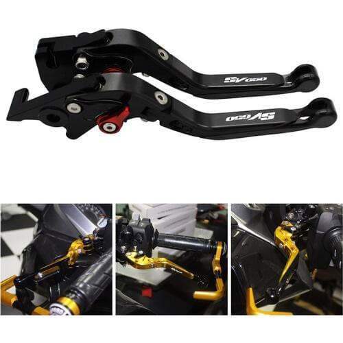 For SUZUKI SV650/X SV 650 2016 2017 2018 2019 2020 SEMSPEED Motorcycle CNC Folding Extendable Clutch Brake Levers