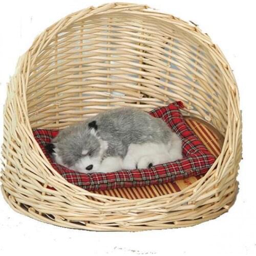 Cat nest dog nest rattan four seasons universal winter warm cat house cat house villa small dog nest removable and washable