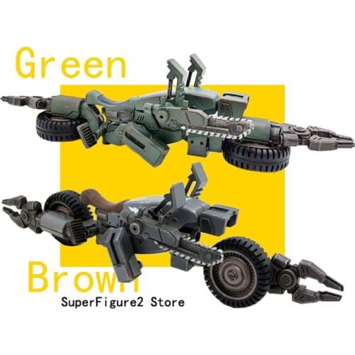 Joy Toy Mecha Movable Figure Multifunctional Vechicle Moto Movable Model Toy(Green)
